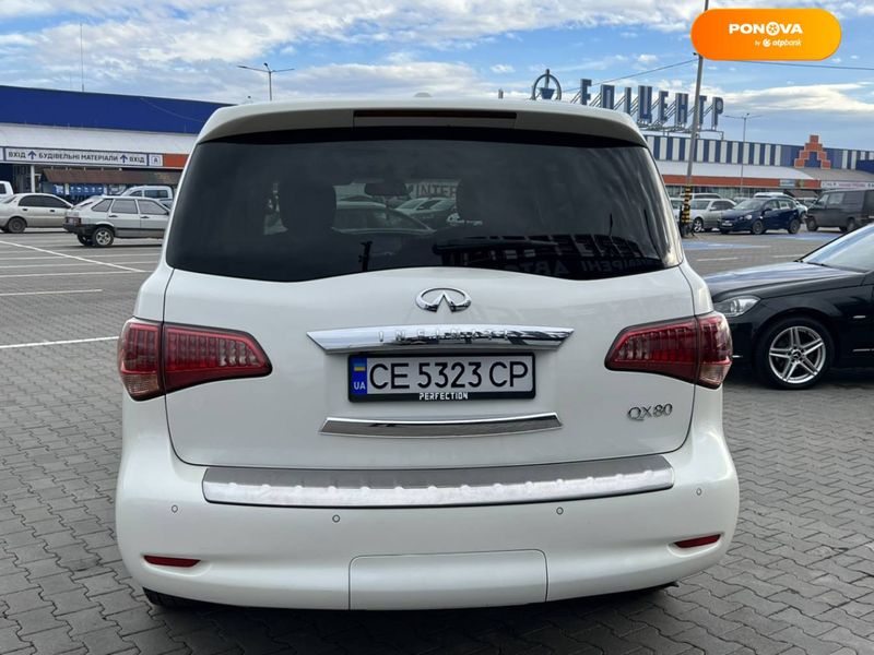 Infiniti QX80, 2016, Бензин, 5.55 л., 96 тис. км, Позашляховик / Кросовер, Білий, Чернівці 44164 фото