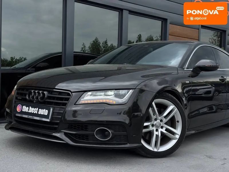 Audi A7 Sportback, 2014 р., Дизель, 224 тис. км, Ліфтбек, Чорний, Рівне AT-10417928 фото