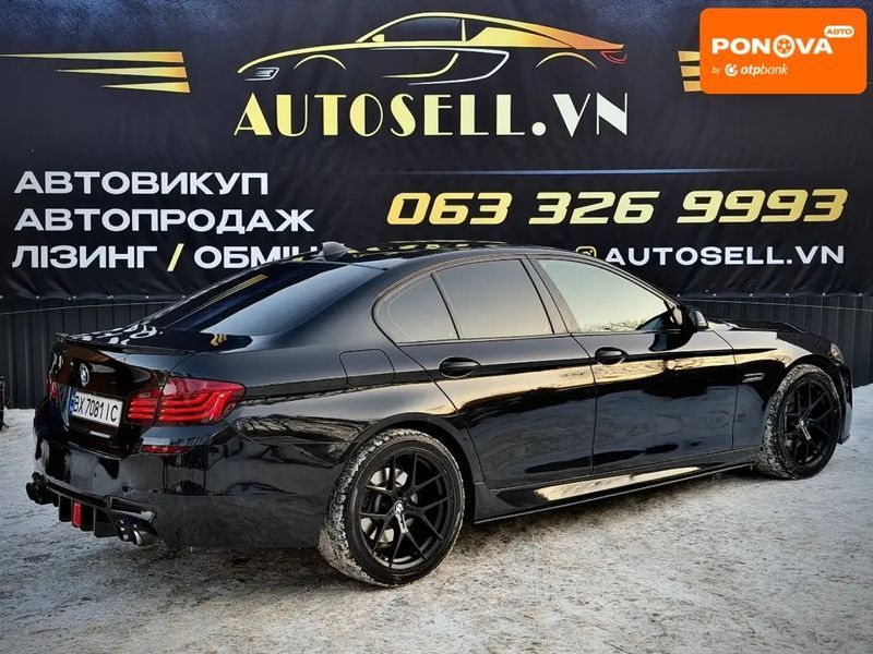 BMW 5 Series, 2014 г., Бензин, 230 тыс. км, Седан, Чорный, Винница AT-10407900 фото