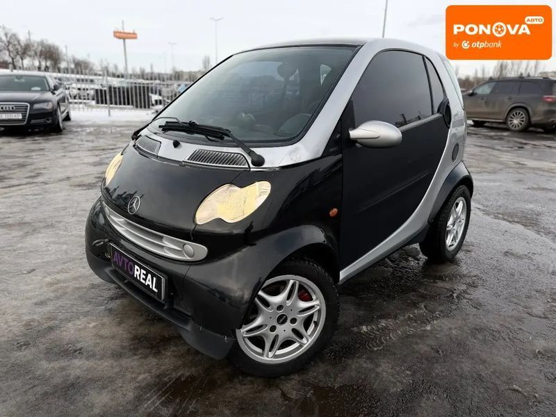 Smart Fortwo, 2004 р., Бензин, 331 тис. км, Хетчбек, Чорний, Кривий Ріг AT-10408624 фото