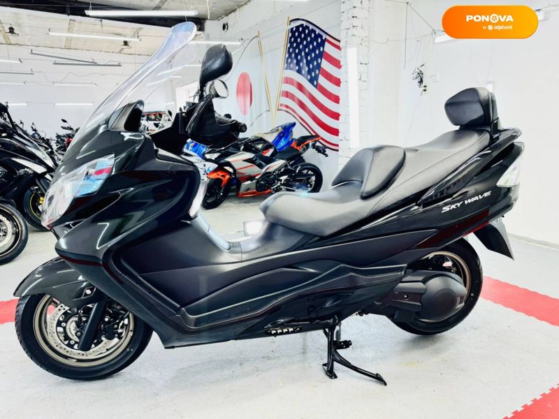 Suzuki Skywave 400, 2014, Бензин, 400 см³, 28 тыс. км, Макси-скутер, Чорный, Одесса moto-103130 фото