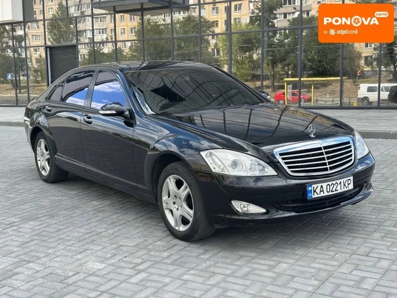 Mercedes-Benz S-Class, 2006 р., Бензин, 250 тис. км, Седан, Чорний, Дніпро (Дніпропетровськ) AT-10402007 фото