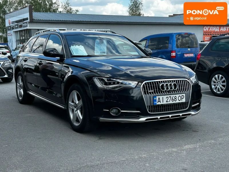 Audi A6 Allroad, 2014 р., Бензин, 225 тис. км, Універсал, Чорний, Житомир AT-10417601 фото