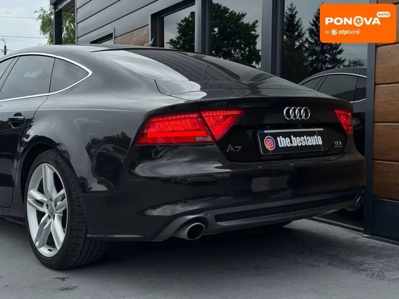 Audi A7 Sportback, 2014 р., Дизель, 224 тис. км, Ліфтбек, Чорний, Рівне AT-10417928 фото