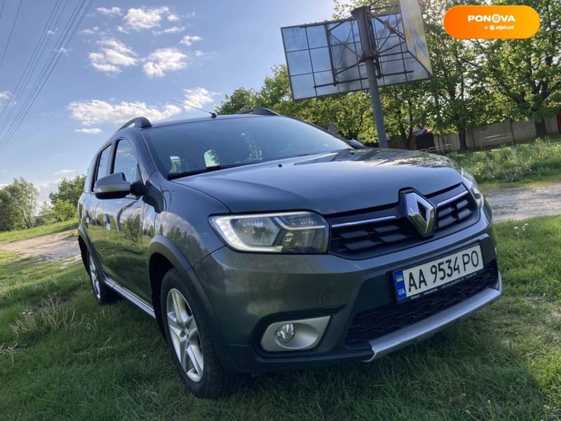 Renault Logan MCV, 2017, Газ пропан-бутан / Бензин, 0.9 л., 120 тис. км, Універсал, Сірий, Київ Cars-Pr-66374 фото