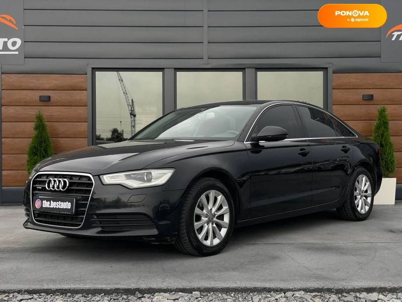 Audi A6, 2013, Газ пропан-бутан / Бензин, 2.77 л., 260 тис. км, Седан, Чорний, Рівне 106711 фото