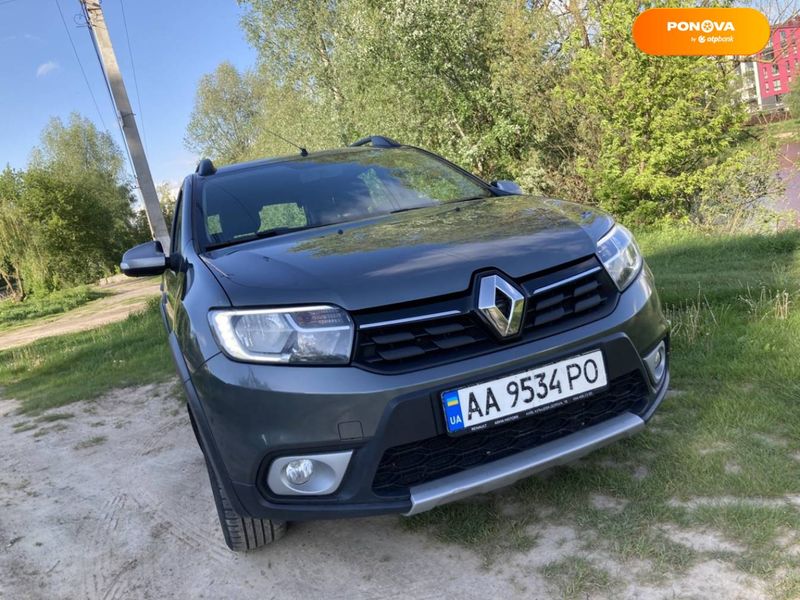 Renault Logan MCV, 2017, Газ пропан-бутан / Бензин, 0.9 л., 120 тис. км, Універсал, Сірий, Київ Cars-Pr-66374 фото