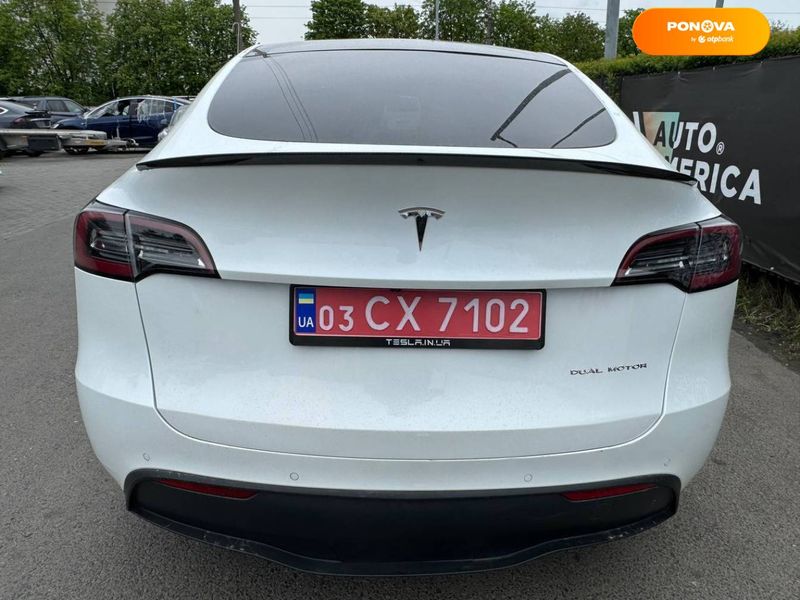 Tesla Model Y, 2020, Електро, 223 тыс. км, Внедорожник / Кроссовер, Белый, Луцк 37150 фото
