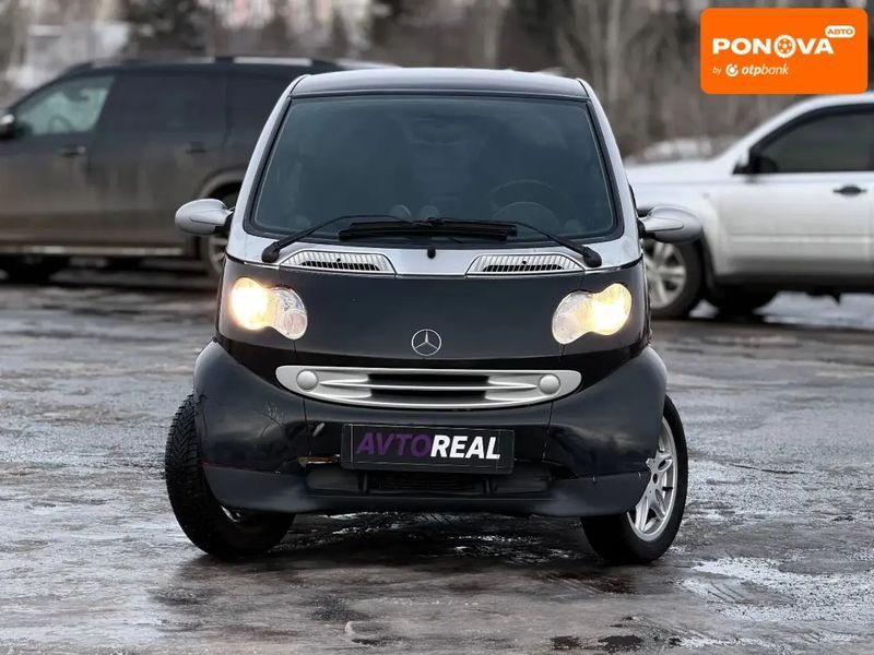 Smart Fortwo, 2004 р., Бензин, 331 тис. км, Хетчбек, Чорний, Кривий Ріг AT-10408624 фото