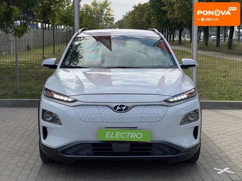 Hyundai Kona Electric, 2019 р., Електро, 56 тис. км, Позашляховик / Кросовер, Білий, Дніпро (Дніпропетровськ) AT-10401628 фото