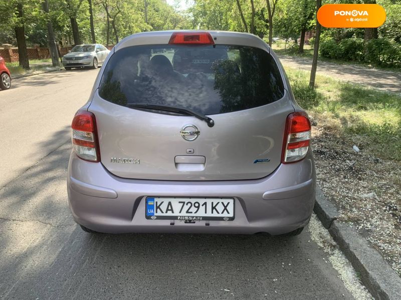 Nissan March, 2012, Бензин, 1.2 л., 44 тис. км, Хетчбек, Фіолетовий, Київ Cars-Pr-64476 фото