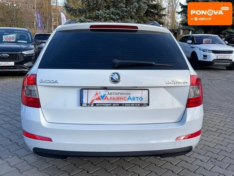 Skoda Octavia, 2014 р., Бензин, 158 тис. км, Універсал, Білий, Кривий Ріг AT-10404520 фото