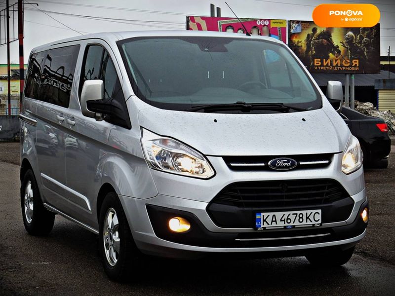 Ford Transit Custom, 2017, Дизель, 2 л., 177 тыс. км, Минивен, Серый, Черкассы 14611 фото