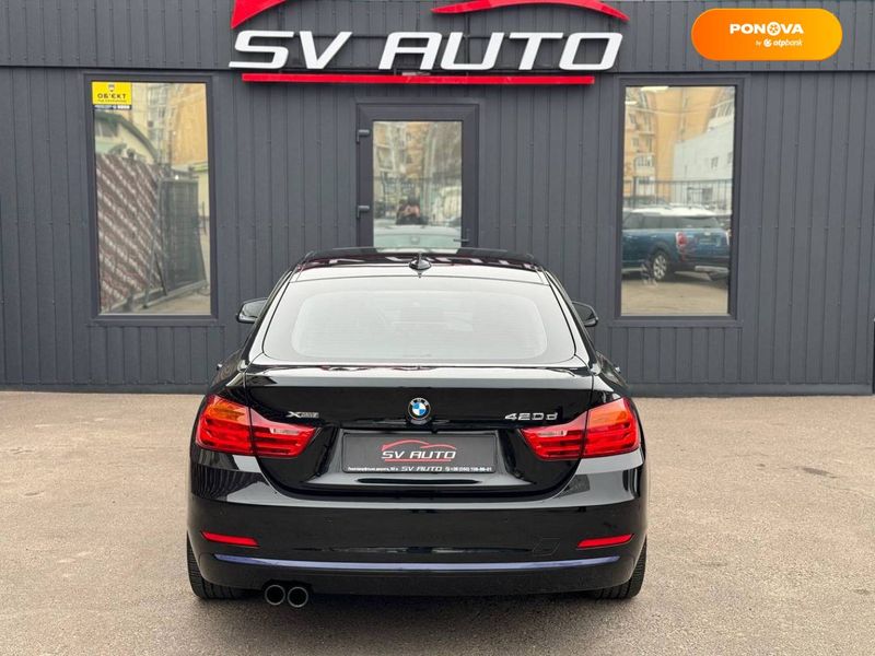 BMW 4 Series Gran Coupe, 2015, Дизель, 2 л., 110 тыс. км, Купе, Чорный, Одесса 29111 фото