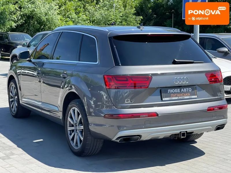 Audi Q7, 2018 р., Бензин, 103 тис. км, Позашляховик / Кросовер, Сірий, Львів AT-10401799 фото