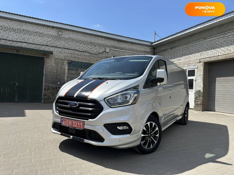 Ford Transit Custom, 2020, Дизель, 2 л., 198 тыс. км, Вантажний фургон, Серый, Киев Cars-Pr-59763 фото