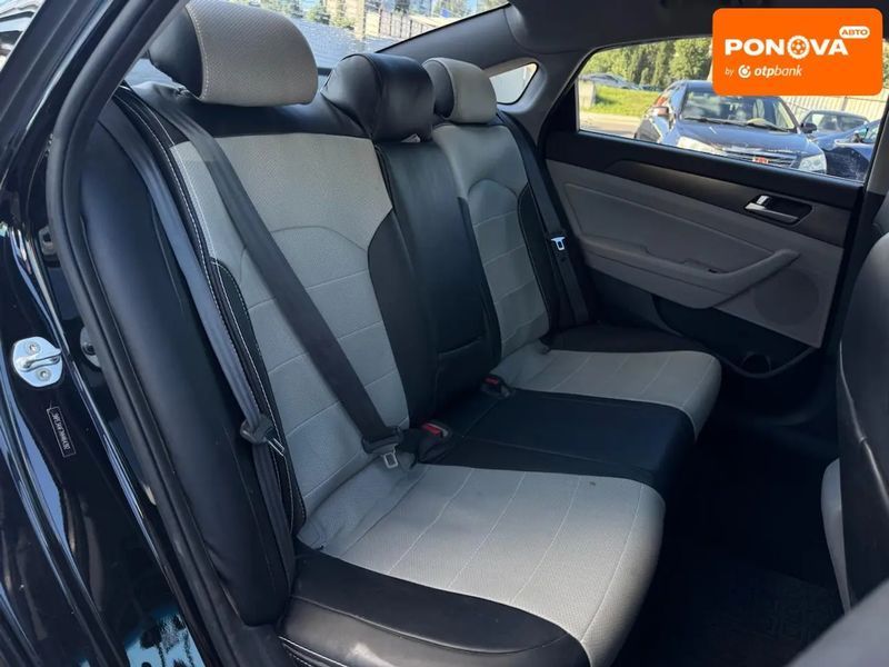 Hyundai Sonata, 2016 р., Газ пропан-бутан / Бензин, 178 тис. км, Седан, Чорний, Київ AT-10422601 фото