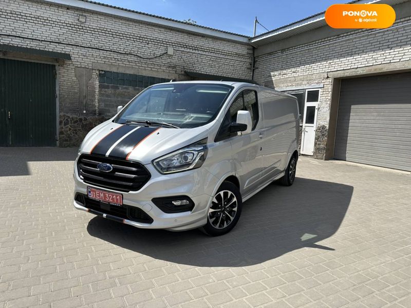 Ford Transit Custom, 2020, Дизель, 2 л., 198 тис. км, Вантажний фургон, Сірий, Київ Cars-Pr-59763 фото