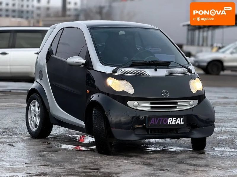 Smart Fortwo, 2004 р., Бензин, 331 тис. км, Хетчбек, Чорний, Кривий Ріг AT-10408624 фото