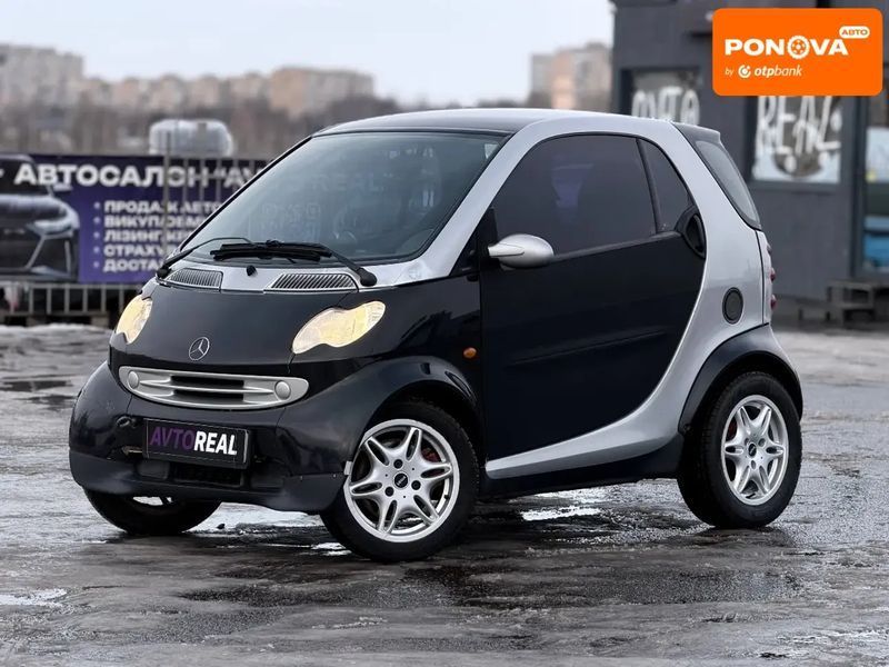 Smart Fortwo, 2004 р., Бензин, 331 тис. км, Хетчбек, Чорний, Кривий Ріг AT-10408624 фото
