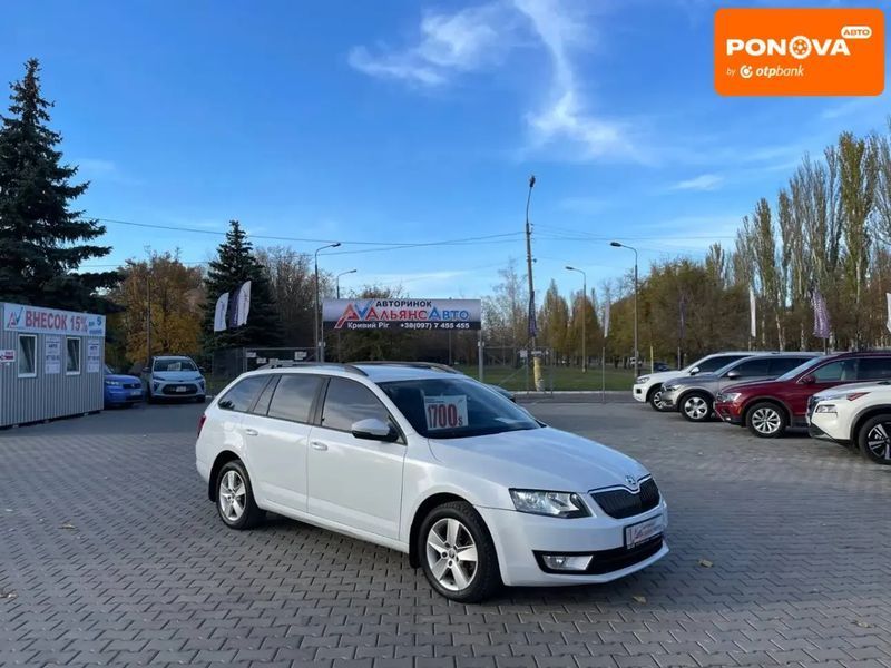 Skoda Octavia, 2014 р., Бензин, 158 тис. км, Універсал, Білий, Кривий Ріг AT-10404520 фото