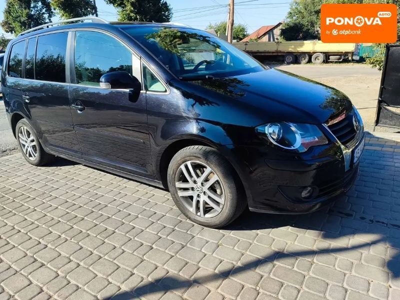 Volkswagen Touran, 2009 г., Дизель, 225 тыс. км, Минивен, Чорный, Гайсин AT-10402046 фото
