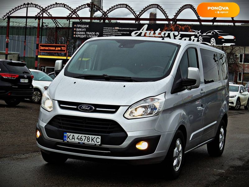 Ford Transit Custom, 2017, Дизель, 2 л., 177 тыс. км, Минивен, Серый, Черкассы 14611 фото