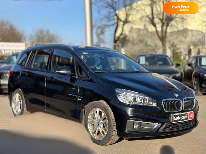 BMW 2 Series Gran Tourer, 2016, Дизель, 2 л., 213 тис. км, Мікровен, Чорний, Вінниця 34728 фото