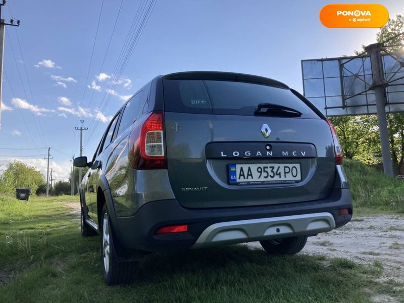 Renault Logan MCV, 2017, Газ пропан-бутан / Бензин, 0.9 л., 120 тис. км, Універсал, Сірий, Київ Cars-Pr-66374 фото