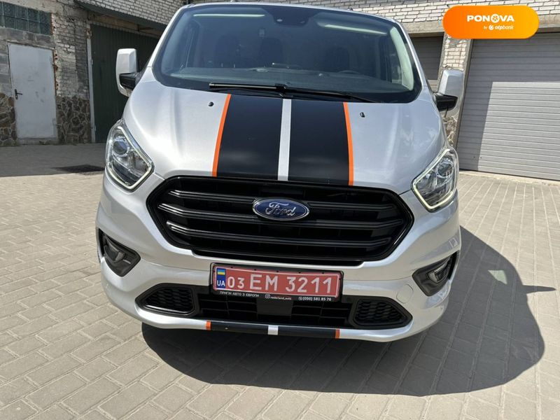 Ford Transit Custom, 2020, Дизель, 2 л., 198 тис. км, Вантажний фургон, Сірий, Київ Cars-Pr-59763 фото