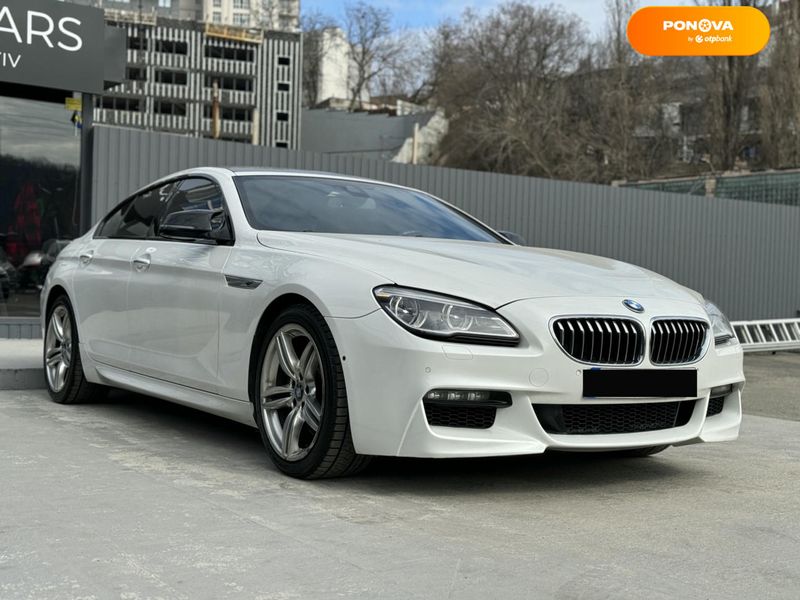 BMW 6 Series Gran Coupe, 2016, Бензин, 2.98 л., 132 тис. км, Купе, Білий, Київ 101439 фото