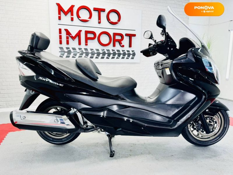 Suzuki Skywave 400, 2014, Бензин, 400 см³, 28 тыс. км, Макси-скутер, Чорный, Одесса moto-103130 фото