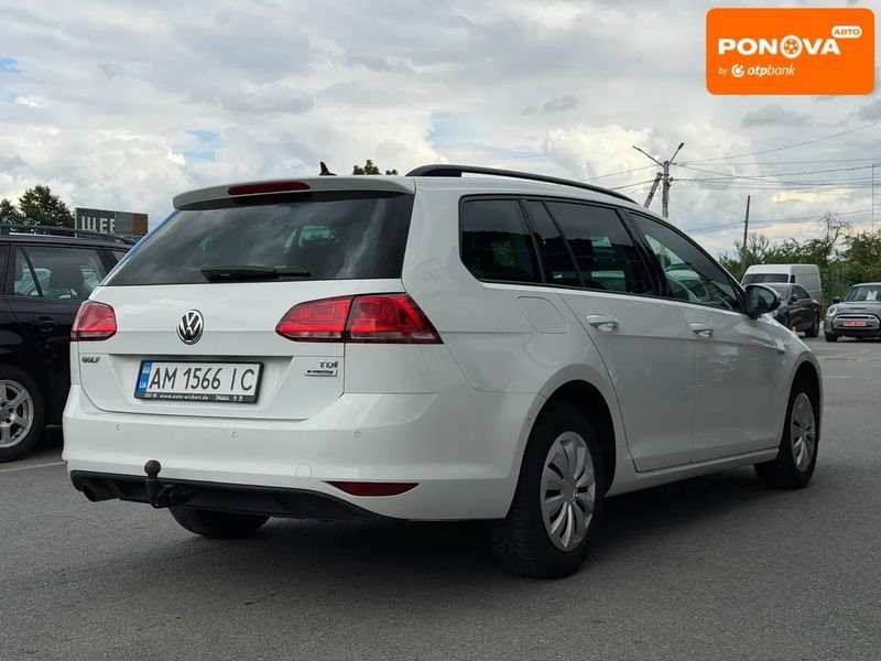 Volkswagen Golf, 2015 р., Дизель, 164 тис. км, Універсал, Білий, Житомир AT-10422493 фото
