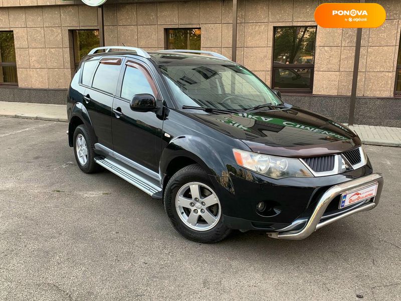 Mitsubishi Outlander, 2008, Газ пропан-бутан / Бензин, 2.4 л., 205 тыс. км, Внедорожник / Кроссовер, Чорный, Одесса 110754 фото