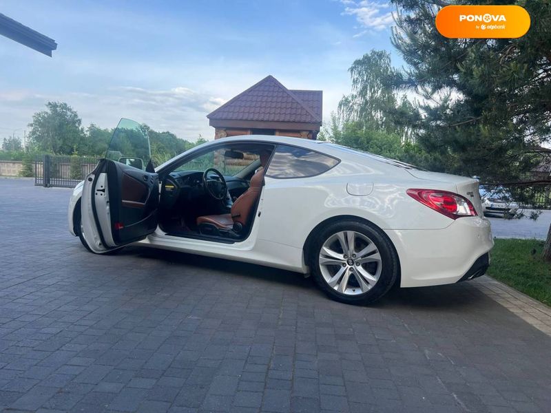 Hyundai Genesis Coupe, 2011, Газ пропан-бутан / Бензин, 2 л., 150 тыс. км, Купе, Белый, Луцк Cars-Pr-59015 фото