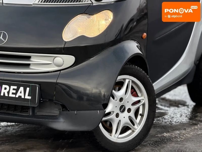 Smart Fortwo, 2004 р., Бензин, 331 тис. км, Хетчбек, Чорний, Кривий Ріг AT-10408624 фото