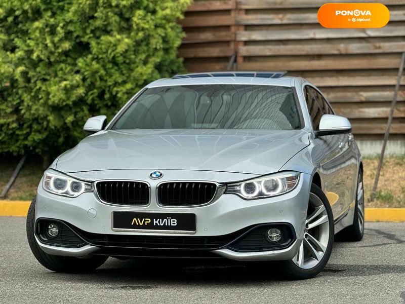 BMW 4 Series, 2015, Бензин, 2 л., 127 тис. км, Купе, Сірий, Київ 98318 фото