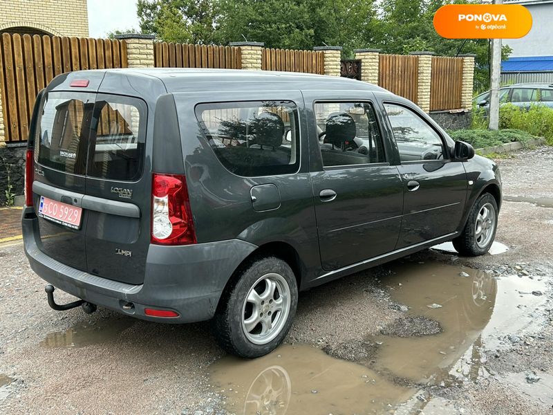 Dacia Logan, 2009, Бензин, 1.4 л., 266 тыс. км, Седан, Серый, Житомир 108850 фото