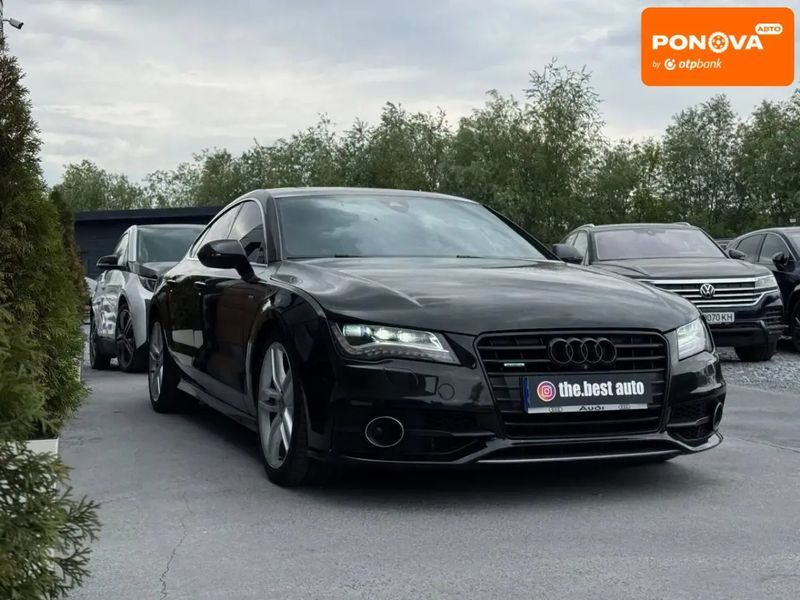 Audi A7 Sportback, 2014 р., Дизель, 224 тис. км, Ліфтбек, Чорний, Рівне AT-10417928 фото