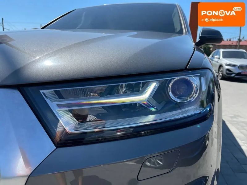 Audi Q7, 2018 р., Бензин, 103 тис. км, Позашляховик / Кросовер, Сірий, Львів AT-10401799 фото