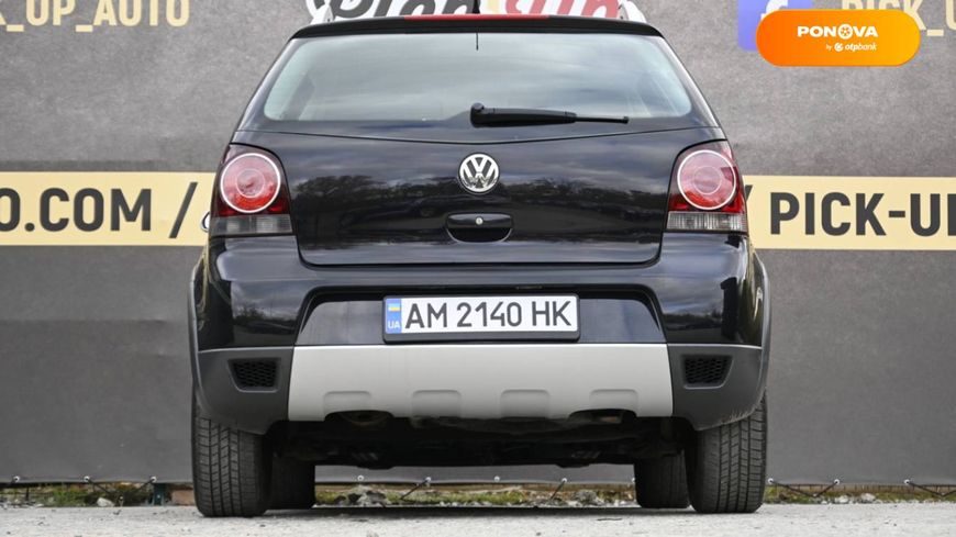 Volkswagen Cross Polo, 2007, Бензин, 1.4 л., 179 тис. км, Хетчбек, Чорний, Бердичів 5696 фото