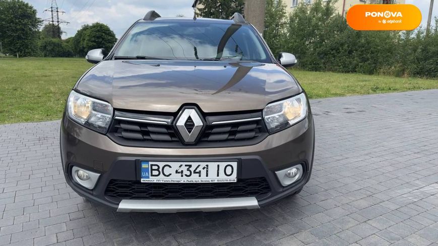 Renault Sandero, 2020, Бензин, 0.9 л., 83 тис. км, Хетчбек, Коричневий, Львів Cars-Pr-57824 фото