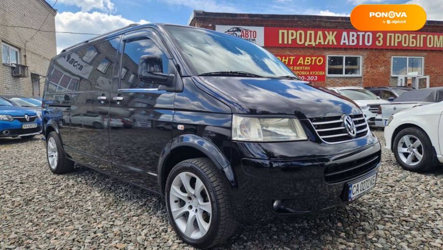 Volkswagen Transporter, 2006, Дизель, 2.5 л., 313 тис. км, Мінівен, Чорний, Сміла 102466 фото