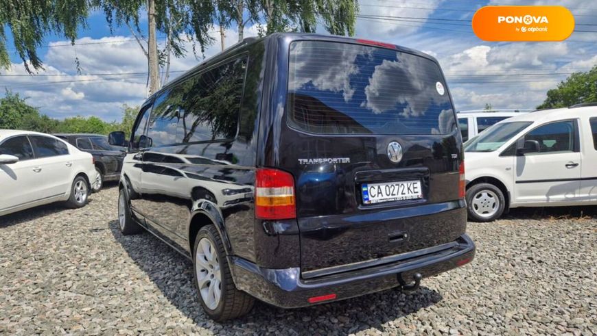 Volkswagen Transporter, 2006, Дизель, 2.5 л., 313 тис. км, Мінівен, Чорний, Сміла 102466 фото