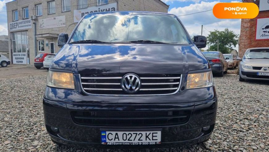 Volkswagen Transporter, 2006, Дизель, 2.5 л., 313 тис. км, Мінівен, Чорний, Сміла 102466 фото