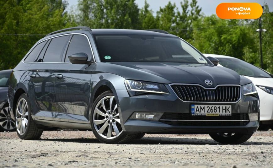 Skoda Superb, 2016, Дизель, 1.97 л., 226 тис. км, Універсал, Сірий, Бердичів 110303 фото