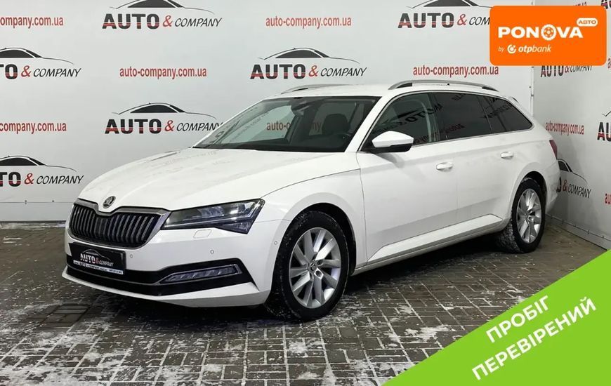 Skoda Superb, 2020 г., Дизель, 197 тыс. км, Универсал, Белый, Львов AT-10410463 фото