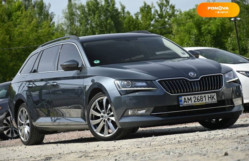 Skoda Superb, 2016, Дизель, 1.97 л., 226 тис. км, Універсал, Сірий, Бердичів 110303 фото