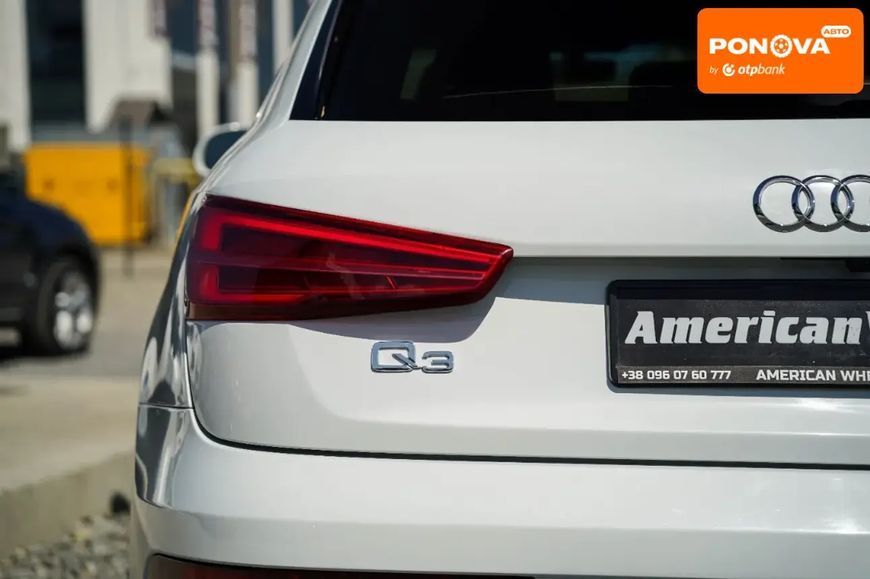 Audi Q3, 2017 р., Бензин, 132 тис. км, Позашляховик / Кросовер, Білий, Чернівці AT-10407364 фото