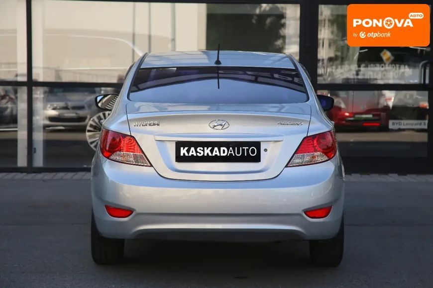 Hyundai Accent, 2012 р., Газ пропан-бутан / Бензин, 199 тис. км, Седан, Сірий, Харків AT-10420019 фото